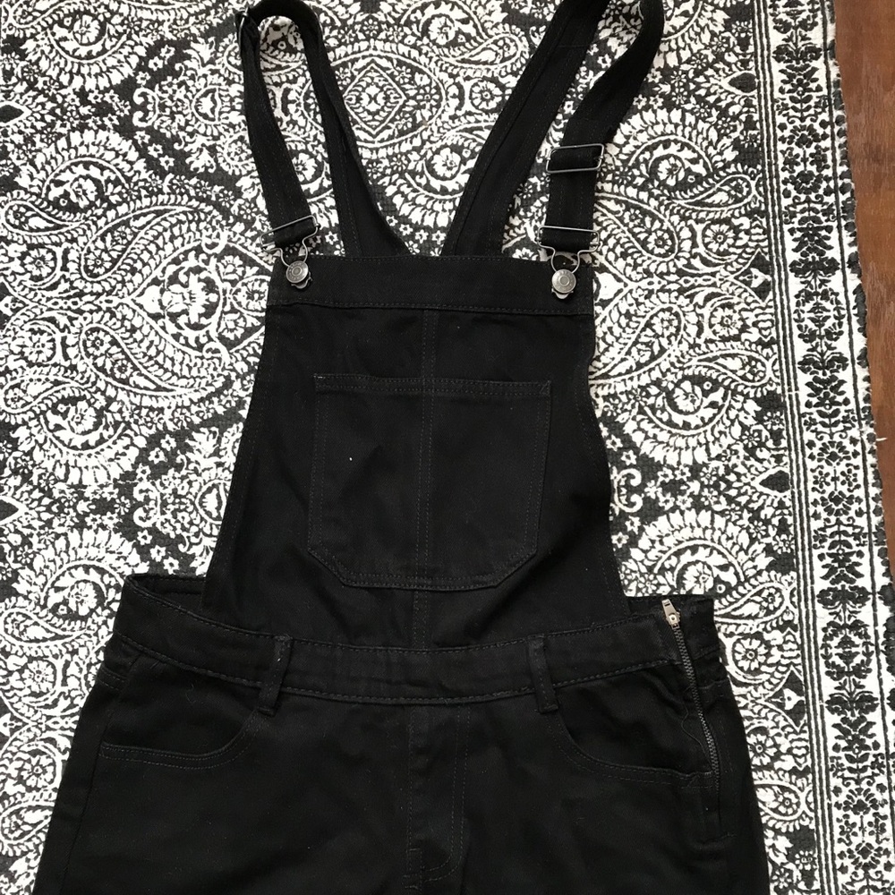 Black overalls